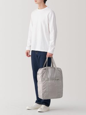 Water Repellent Tall Boston Bag