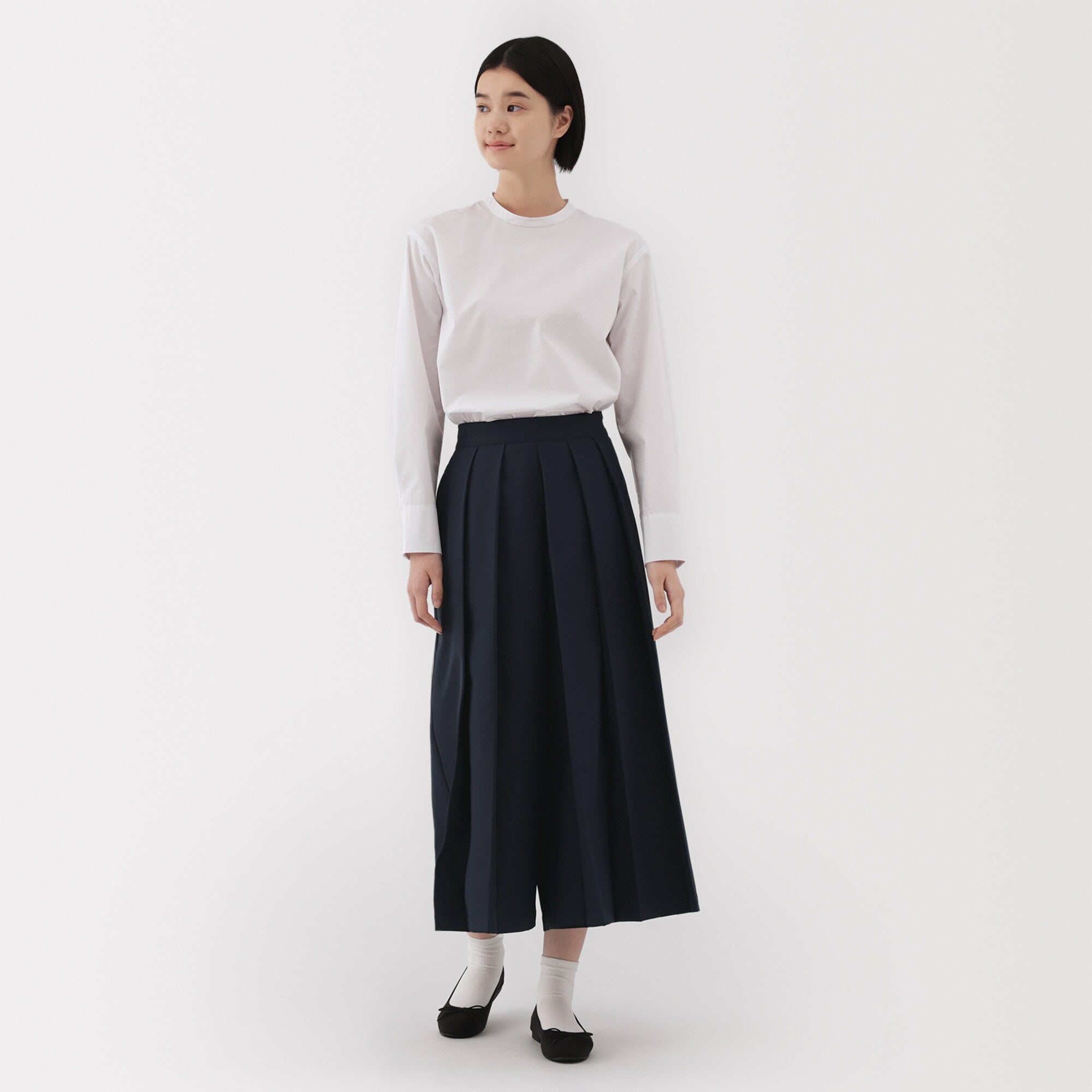Women's Double Layered Hakama Pants - Image 4