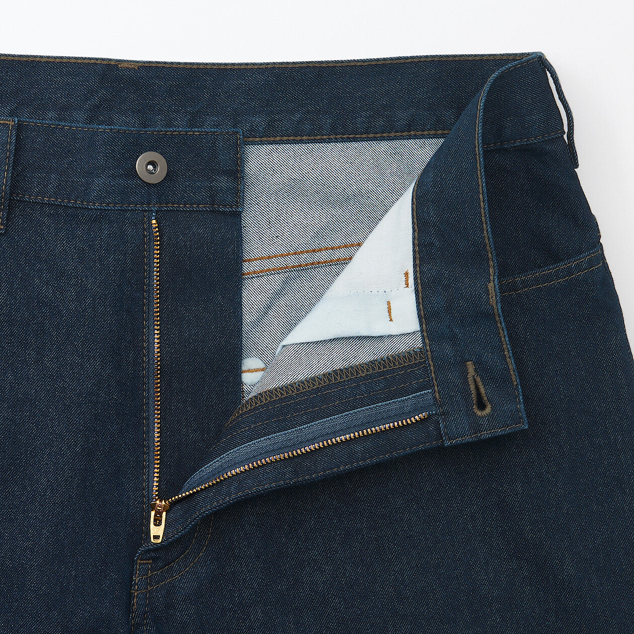 Labo Men's Washi Blend Denim 5-Pocket Wide Pants (L32) - Image 8