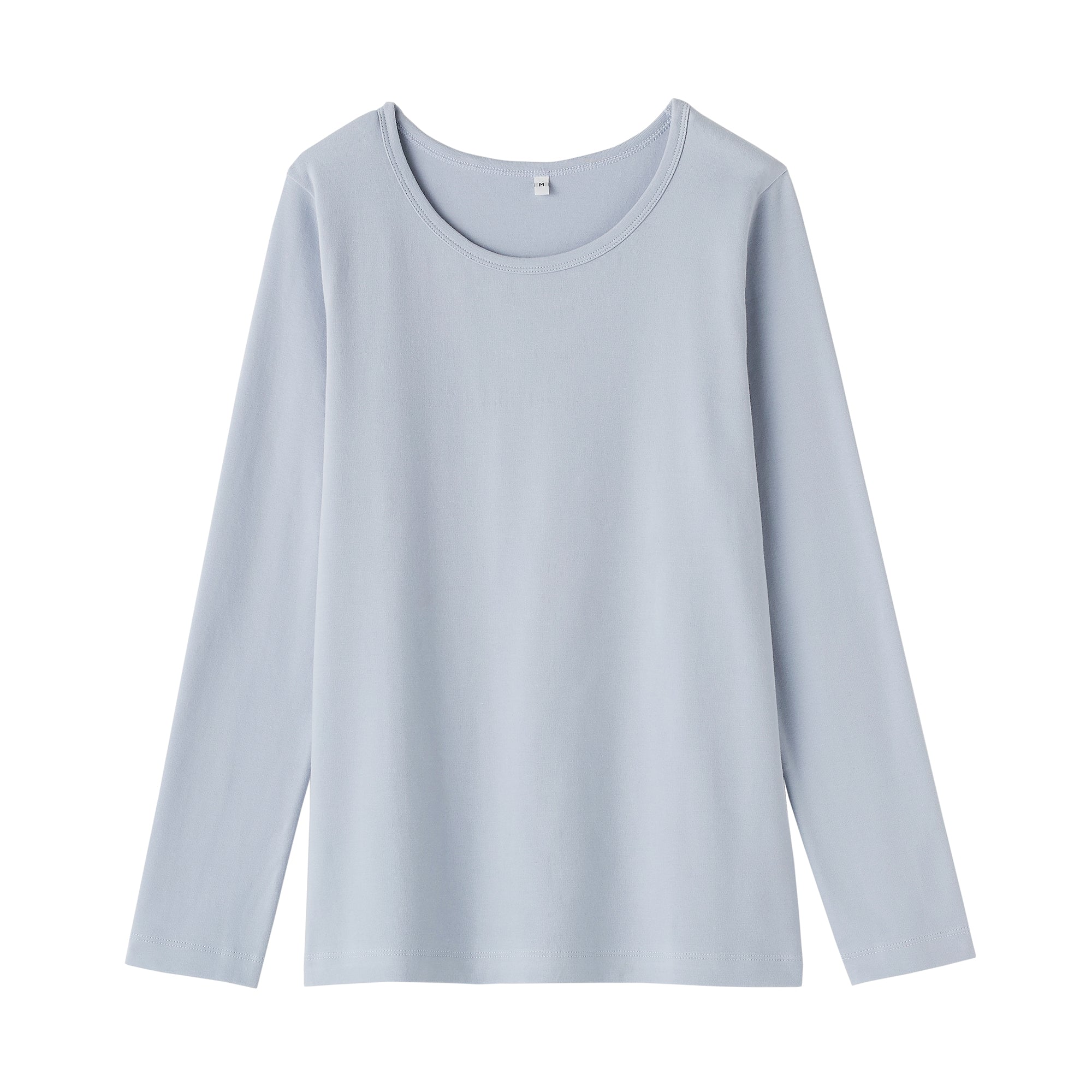 Women's Stretch Ribbed Crew Neck Long Sleeve T-Shirt - Image 20