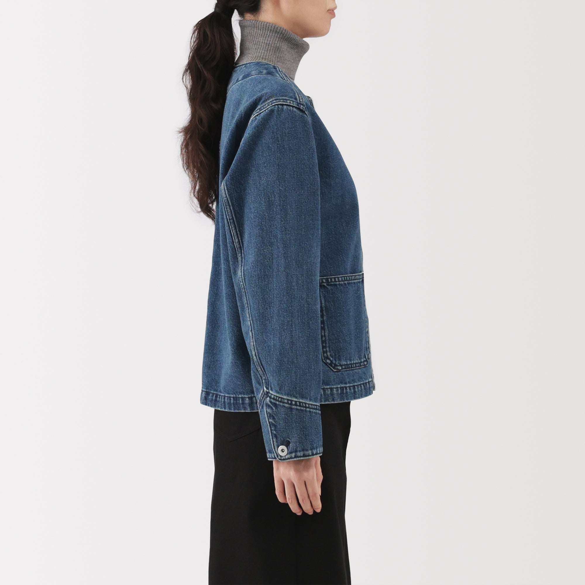 Kapok Blend Denim Jacket - Image 14