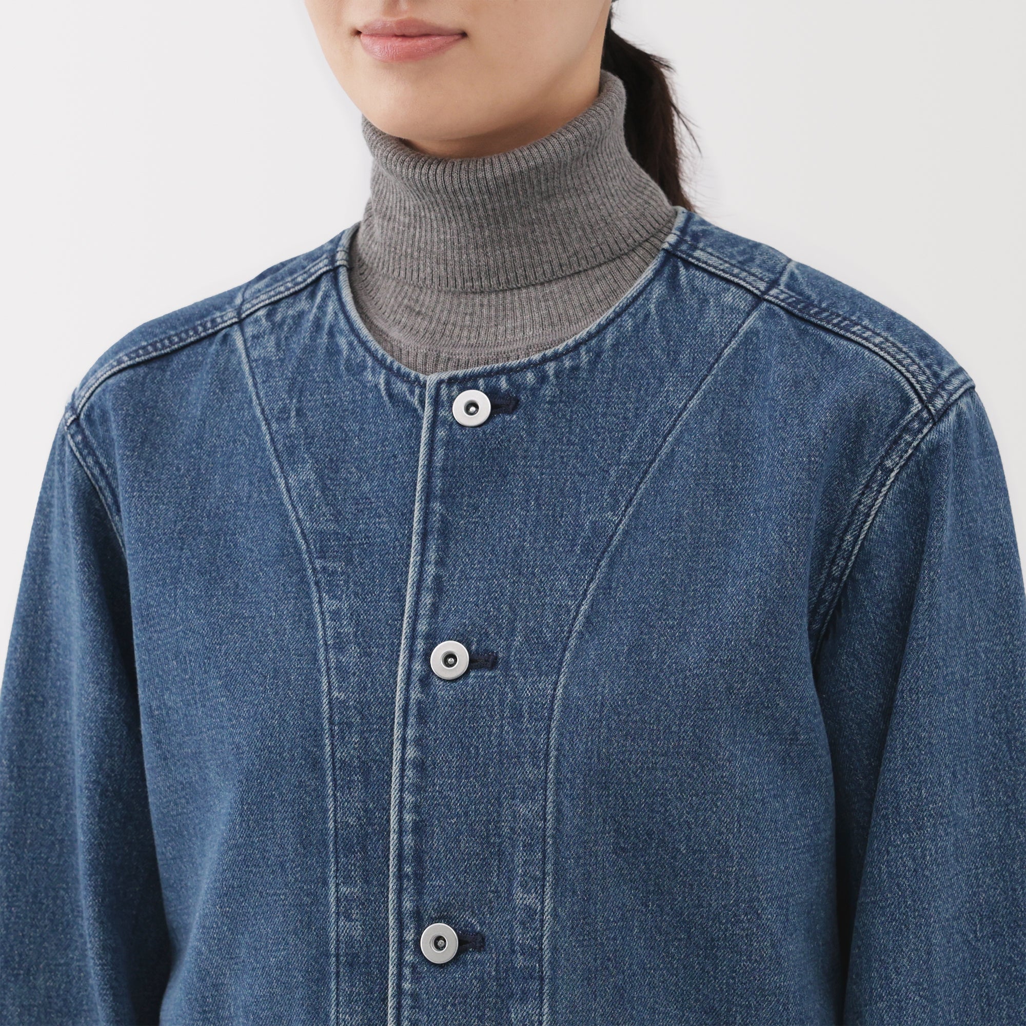 Kapok Blend Denim Jacket - Image 16