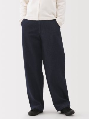 Kapok Denim Wide Tapered Pants