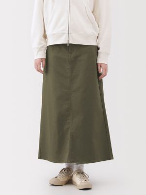 Chino A-Line Skirt