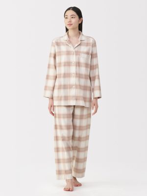 Side Seamless Flannel Pajamas
