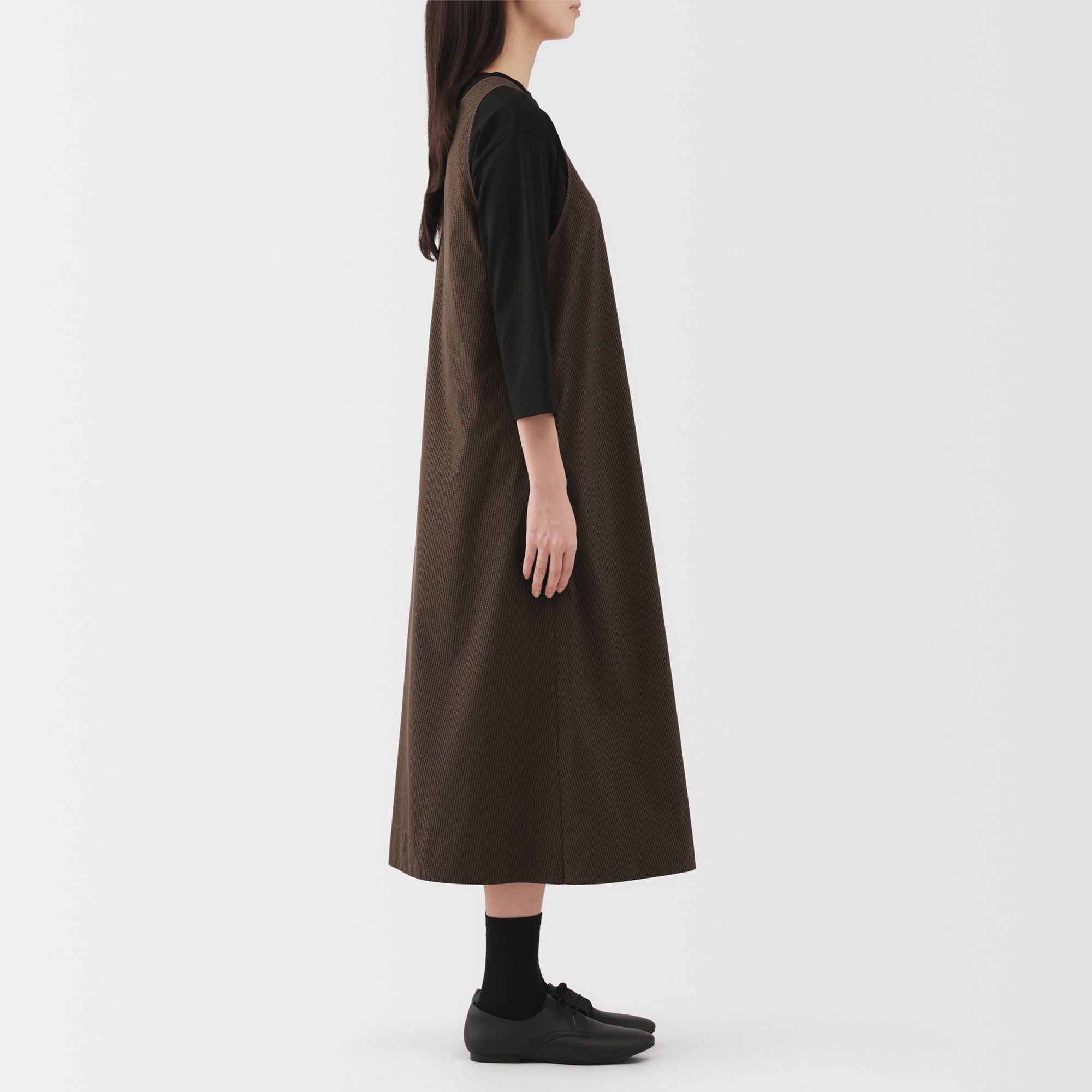 Broadcloth Sleeveless Dress - Image 5