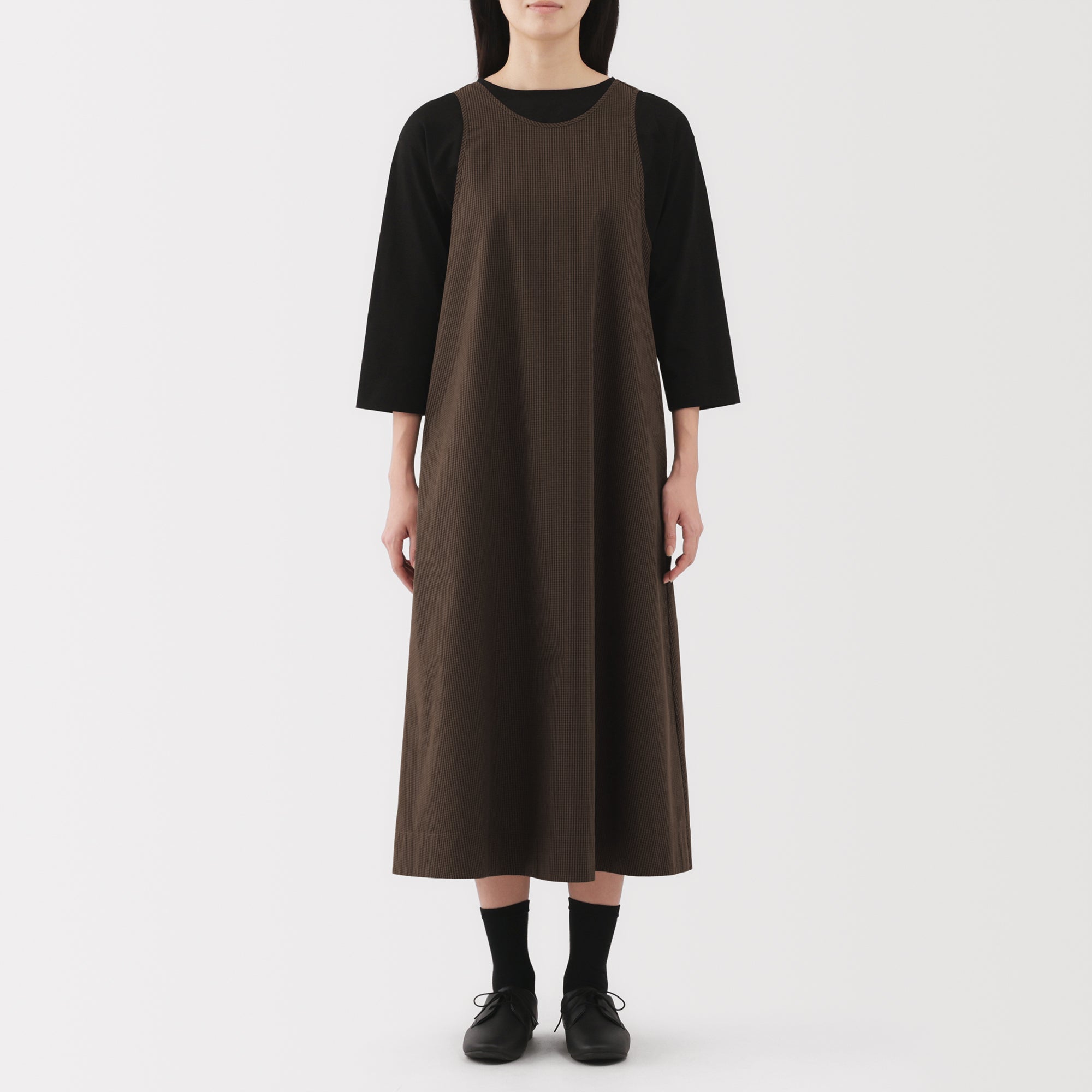 Broadcloth Sleeveless Dress - Image 22