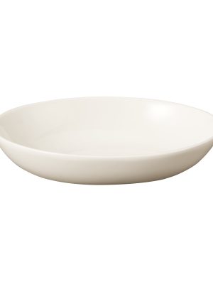 Beige Porcelain Oval Dish