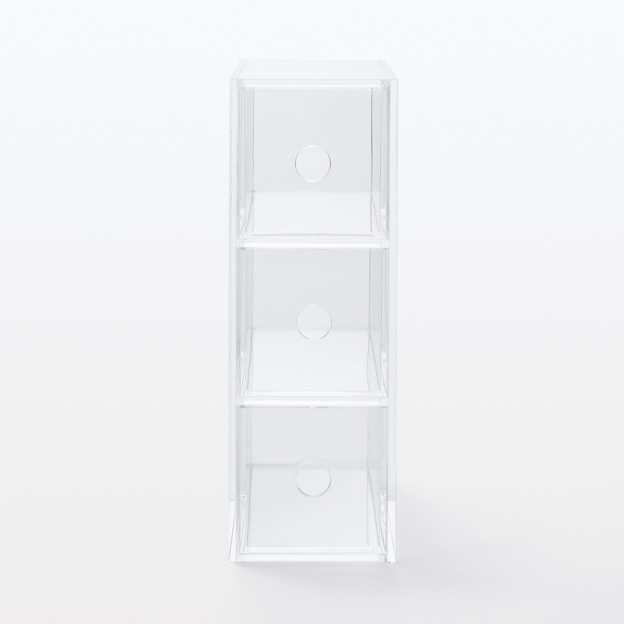 Acrylic Storage 3 Drawers Cubby - Image 3