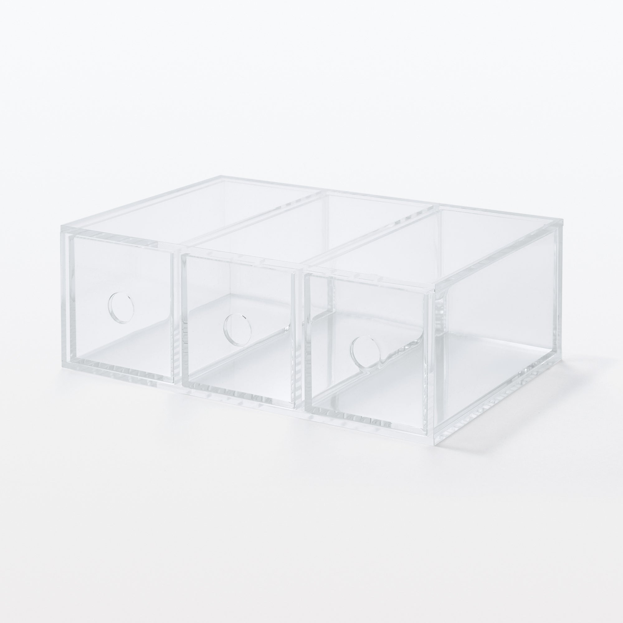Acrylic Storage 3 Drawers Cubby - Image 6