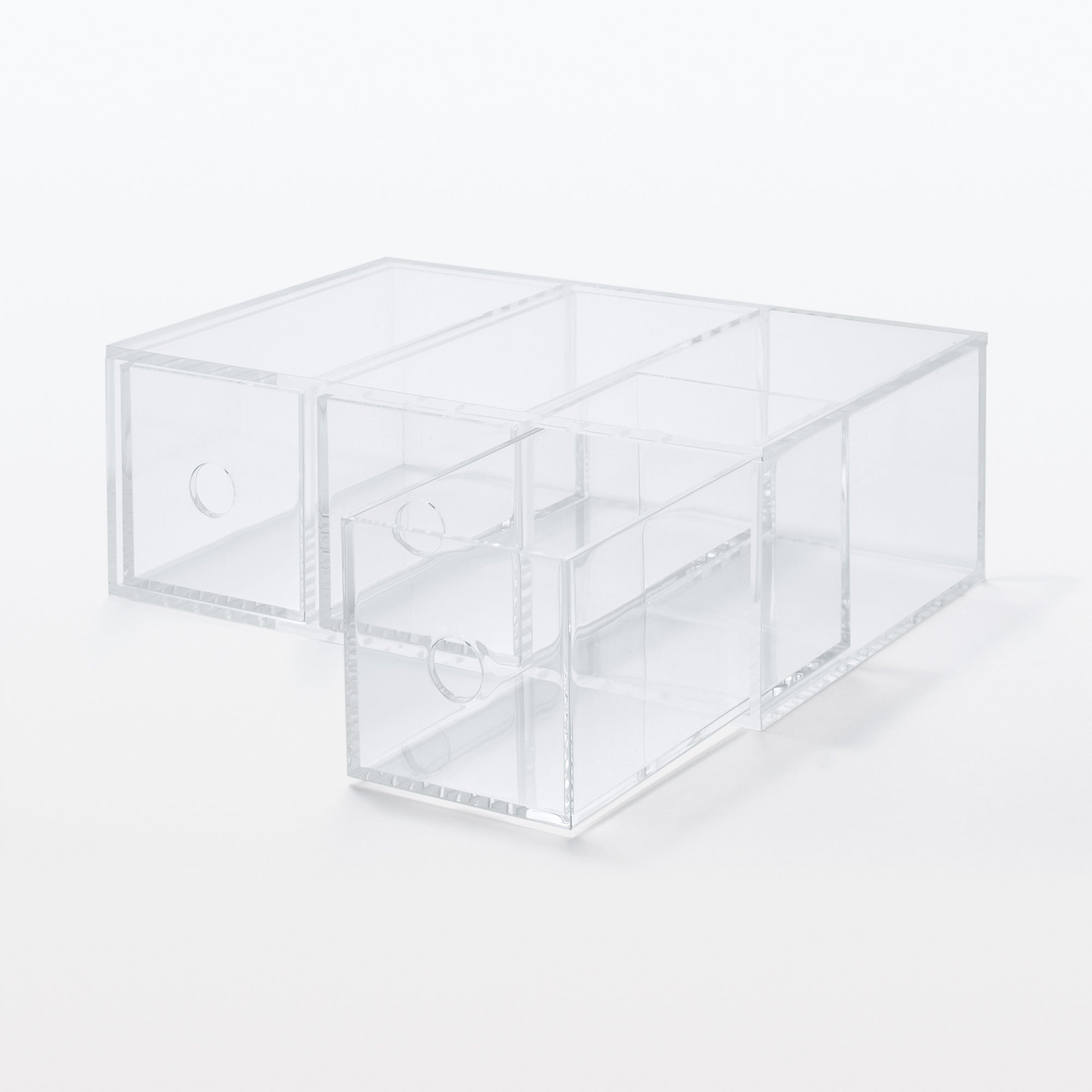 Acrylic Storage 3 Drawers Cubby - Image 7