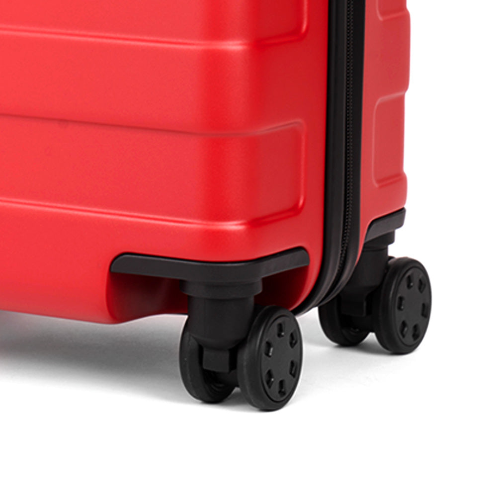Adjustable Handle Hard Shell Suitcase 36L - Red | Carry-On - Image 4