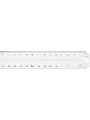 Polycarbonate Double-Sided Ruler